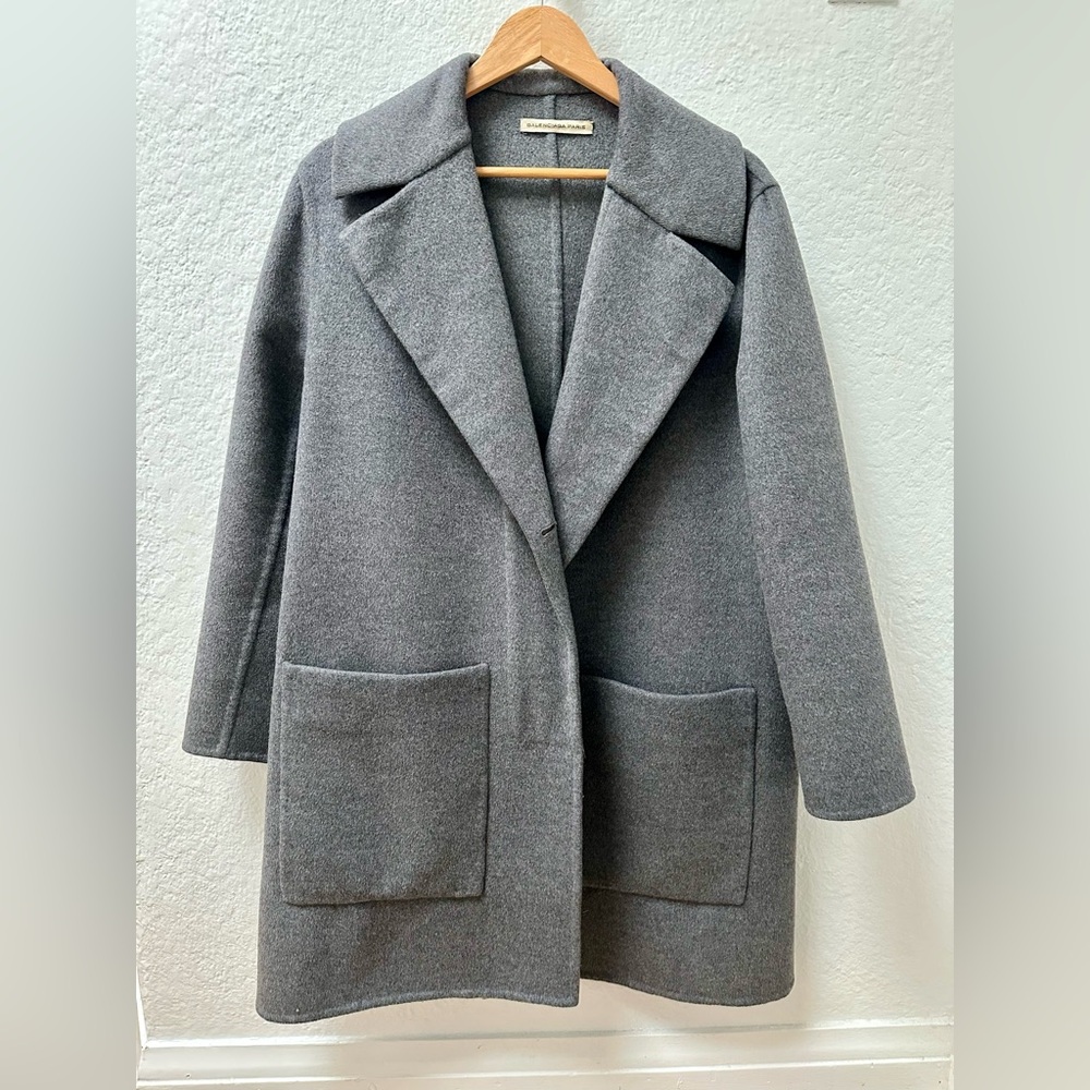 Balenciaga Light-Weight Gray Wool/Angora Jacket